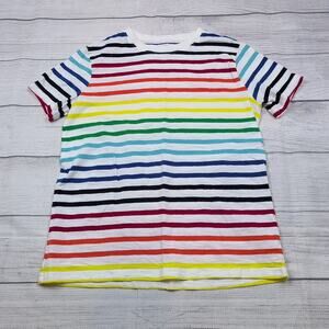 12 Primary Rainbow Stripe Tee
